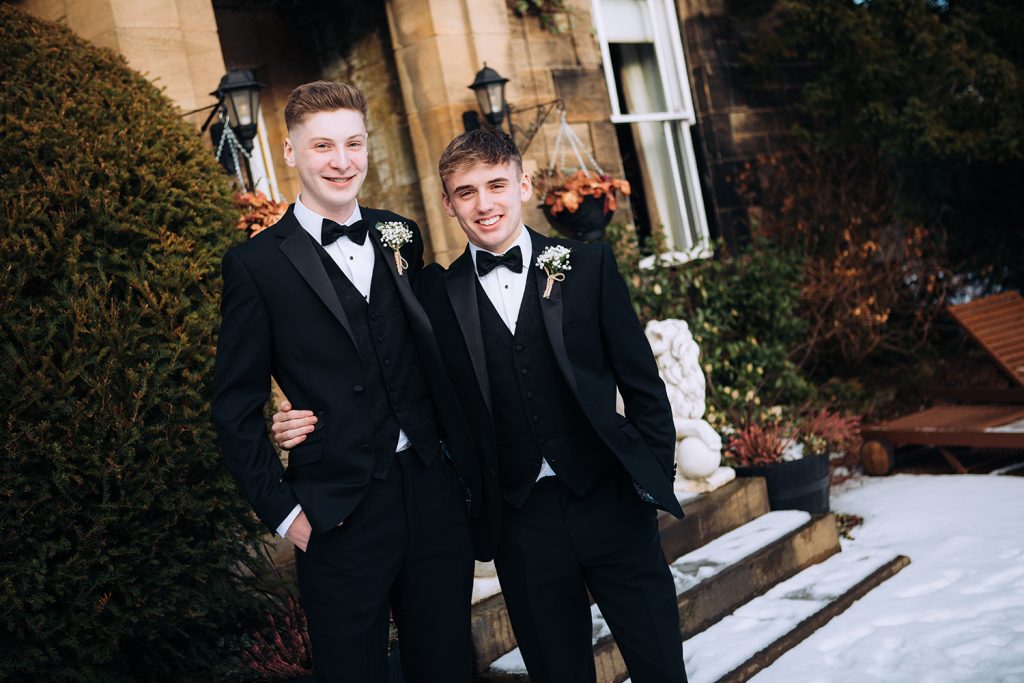 Bride & Grooms Sons at Horton Grange Hotel in Northumberland