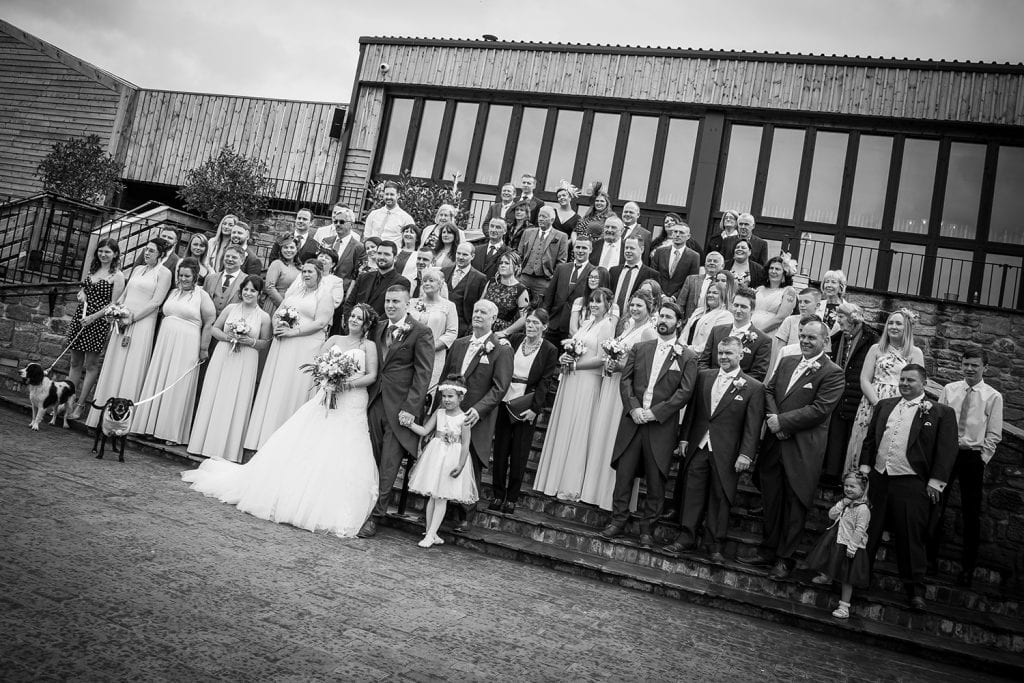 The Old Barn at South Causey Inn Wedding Photographer 48