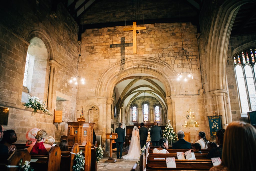 Ellingham Hall & St. Lawrence's Church in Warkworth Wedding Photography